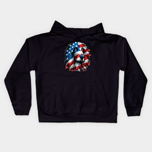 Afghan Hound FLAG Usa Dog Lover Funny Kids Hoodie